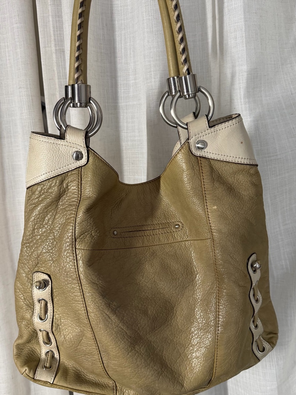 b. makowsky Leather Shoulder Bag - Picture 2 of 5